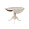 International Concepts Square Dual Drop Leaf Table, 42 in, Unfinished, 42 W, 42 L, 29.75 in H, Wood, Unfinished T-42DP - alternate 8